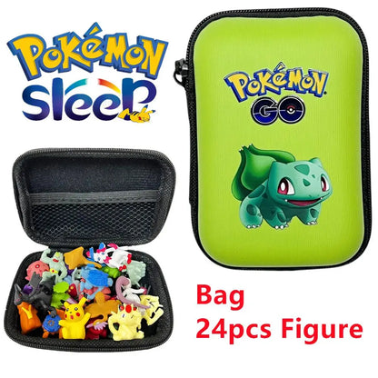 24pcs/Bag Set 2-3cm Pokemon Bag Figures Toy Bulk Anime Mini Doll Figurine Small Pocket Monster Birthday Gift Toys