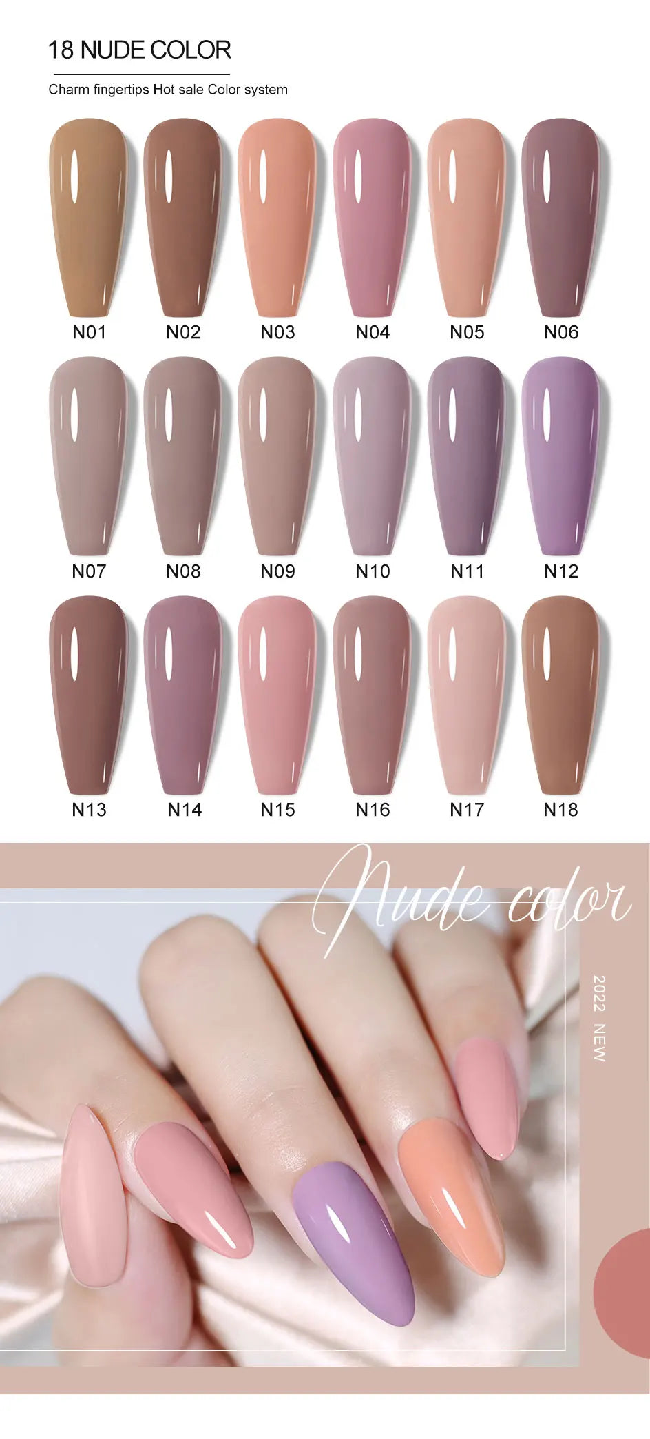 Clou Beaute 10/12/20/24pcs Gel Nail Polish Set Color 15ml White Glass Bottle Nail Art Kit Semi Permanent Gellack Nail Varnish