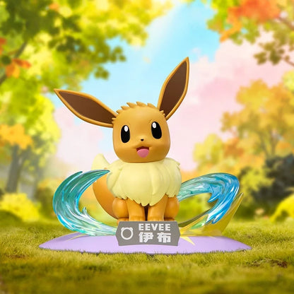 Anime Pokemon Umbreon Eevee Espeon Funism Original Action Figures Home Collection Model Desktop Ornaments Toys Birthday Gifts