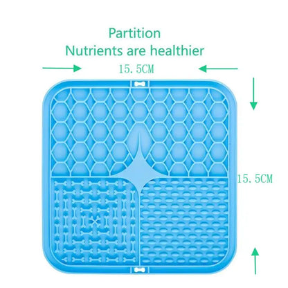 Silicone Pet Licking Pad: Anti-Anxiety Slow Feeder & Bath Time Distraction Mat