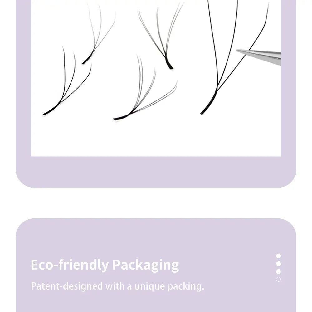 DIYDAY W Shaped Eyelash Extension Premade 3d 4d 5d 6d 7d 8d Mink Faux Lashes BASF PBT Natural Look False Eyelashes