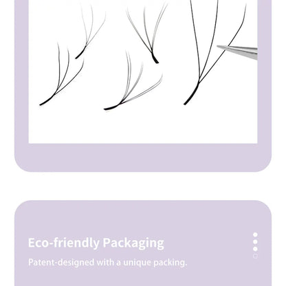 DIYDAY W Shaped Eyelash Extension Premade 3d 4d 5d 6d 7d 8d Mink Faux Lashes BASF PBT Natural Look False Eyelashes