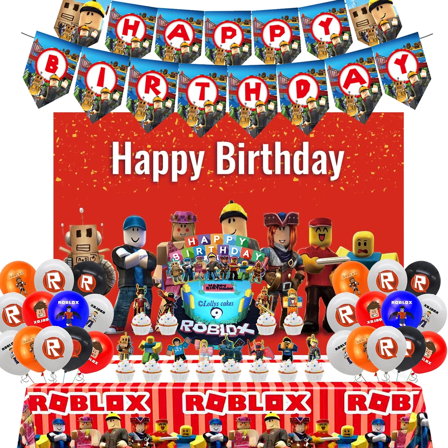 Roblox Party Decor Set 1