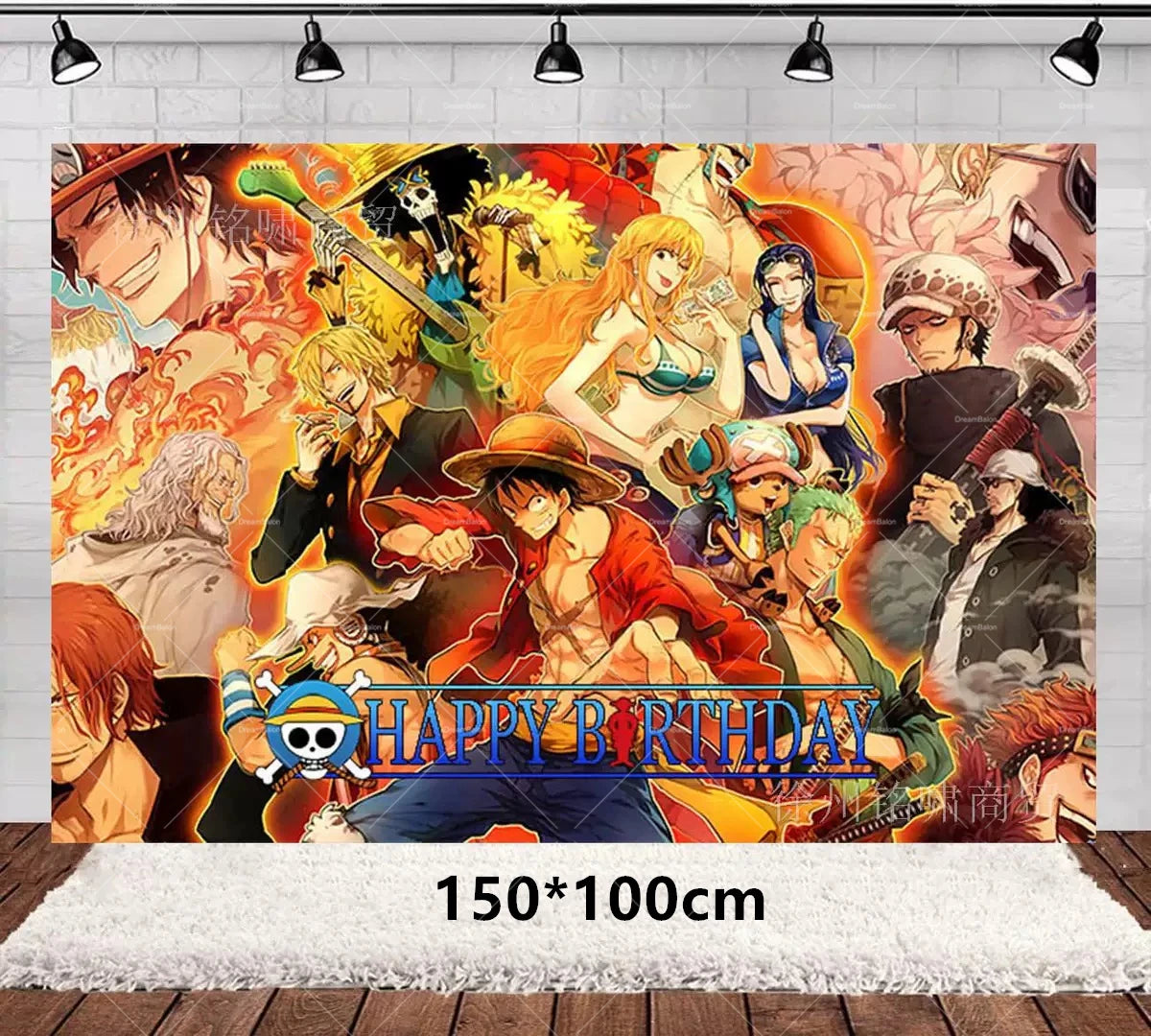 One Piece Luffy Foil & Latex Birthday Balloon Set 🎉🏴‍☠️