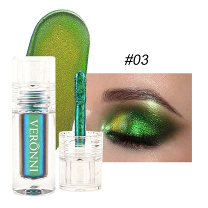 Chameleon Liquid Eyeshadow Long Lasting Multichrome Duochrome Eyeshadow Pigments Aurora Eyeshadow Glitter Makeup Party Cosmetic