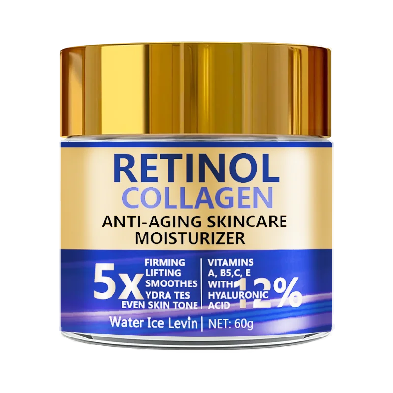 Water Ice Levin Retinol & Collagen Anti-Aging Cream: 5x Firming & Lifting Moisturizer (60g)
