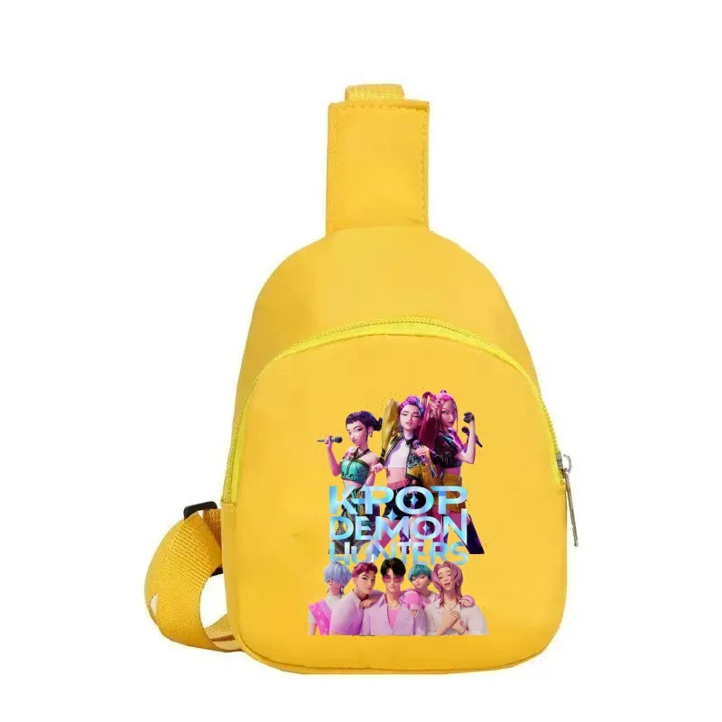 New Children Chest Bag Anime Cartoon Alphabet Fashionable Shoulder Diagonal Straddle Bag Girl Boy Cartoon Casual Chest Bags