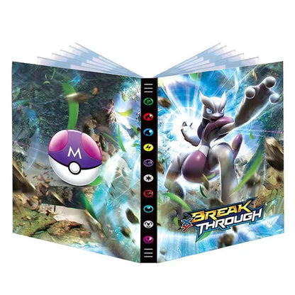 Pokemon Transparent Card Binder Album 4 Pocket 9 Pocket