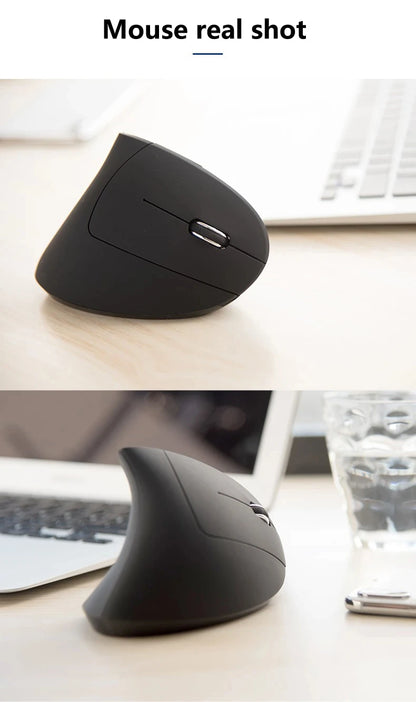 Vertical Ergonomic Gaming Mouse Wireless Rechargeable Gamer Mause Kit Optical 2.4G Mouse Computer PC Laptop Desktop USB Mice