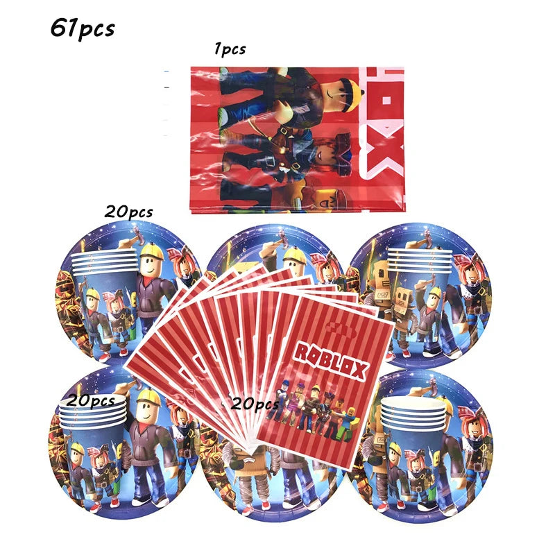 Roblox Birthday Party Decoration Set XL