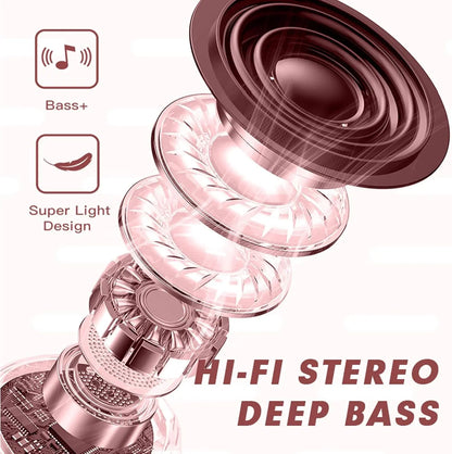 Heart-Shaped Wireless Earbuds