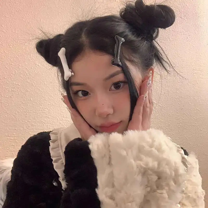 Cute Bone Hair Clip.