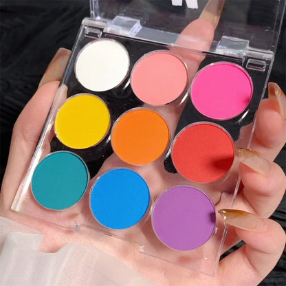 9 Colors Eye Shadow Palette Summer Pearl Matte Fine Shimmer Eyeshadow Powder Long Lasting Charming Eyes Make Up Palette Cosmetic