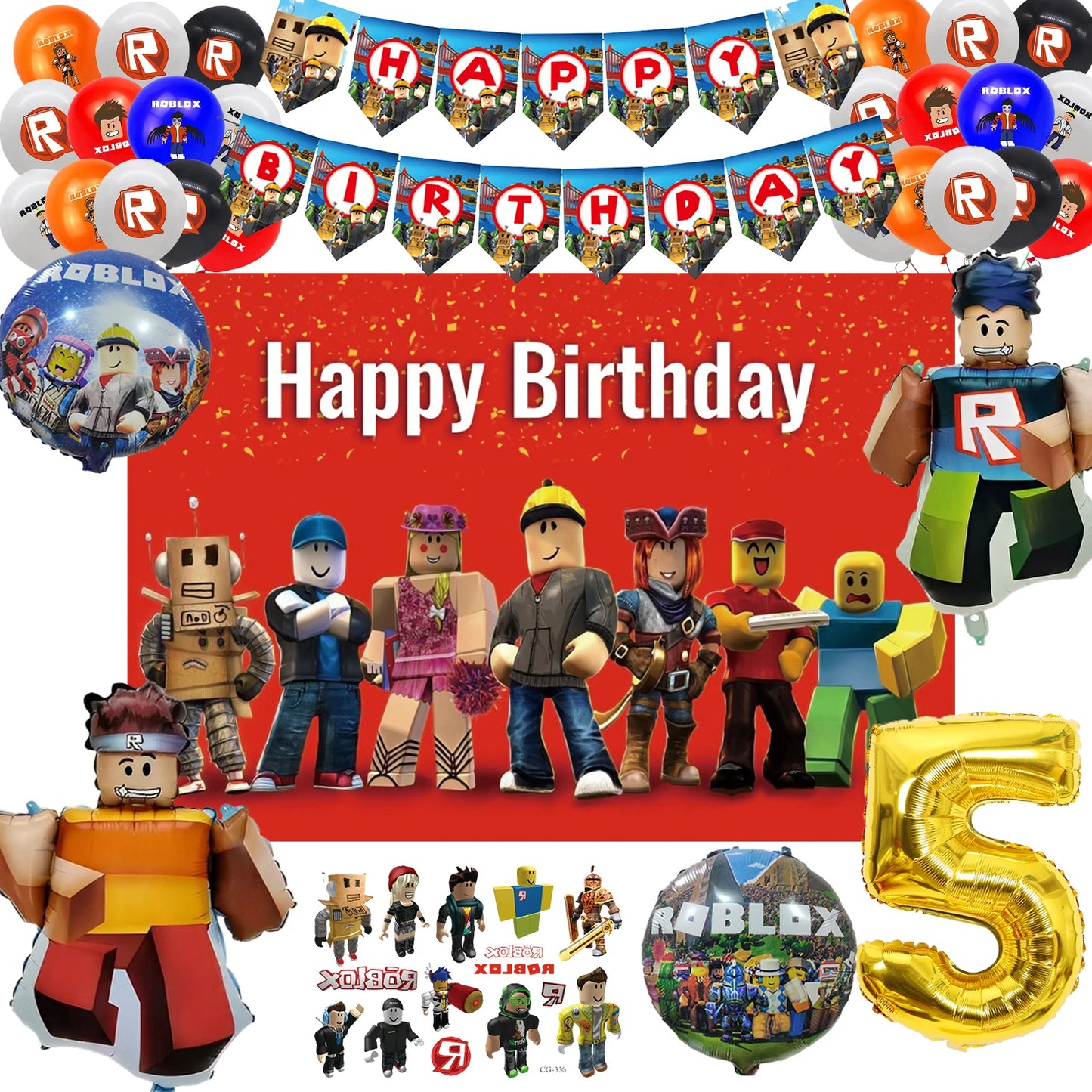 Roblox Party Decor Set 1