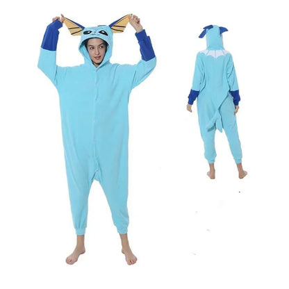 TAKARA TOMY Pokemon Cosplay Kigurumi Onesie Snorlax Jigglypuff Umbreon Gengar Costume Halloween Adult Anime Bulbasaur Pajamas