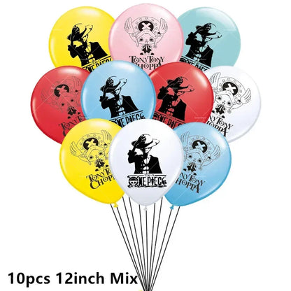 One Piece Luffy Foil & Latex Birthday Balloon Set 🎉🏴‍☠️