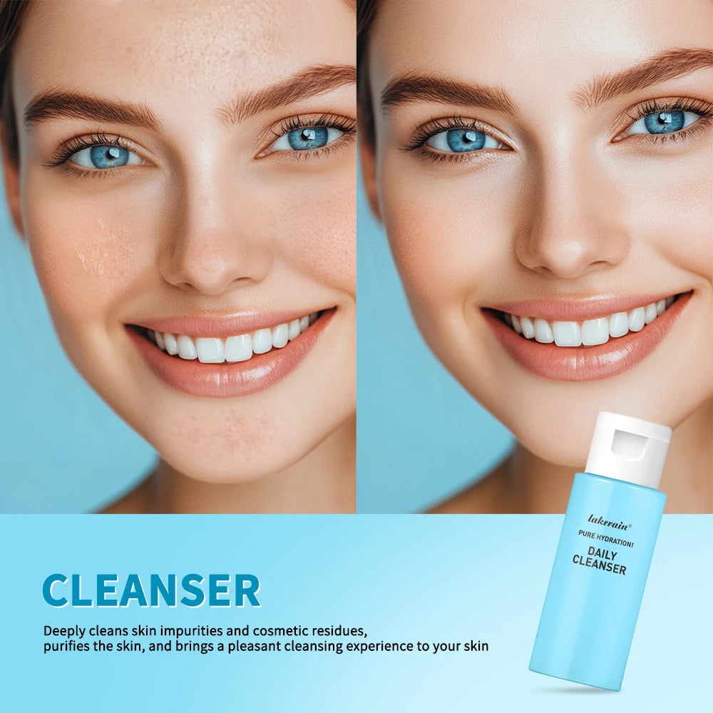 lakerain Pure Hydration! Travel Skin Care Set: 5-Piece Mini Essentials Kit