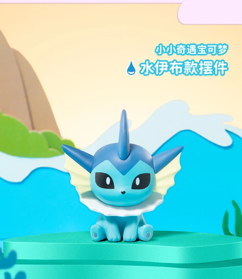New in Stock Genuine Funism Pokémon Eevee Little Adventure Mini Figure Ornament  Animation Peripheral Gift