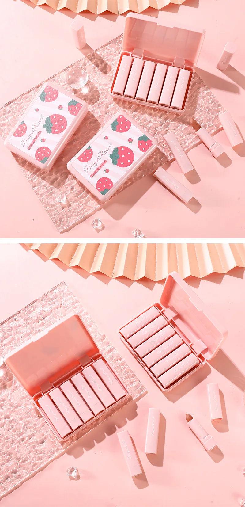 6 Colors Matte Lipstick.