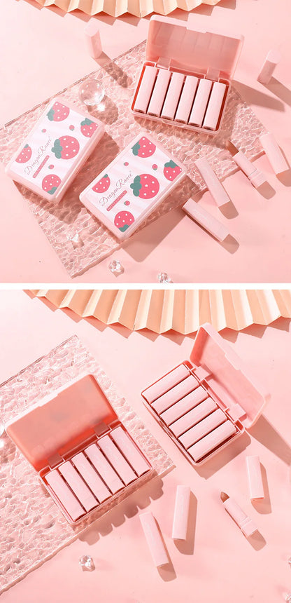 6 Colors Matte Lipstick.