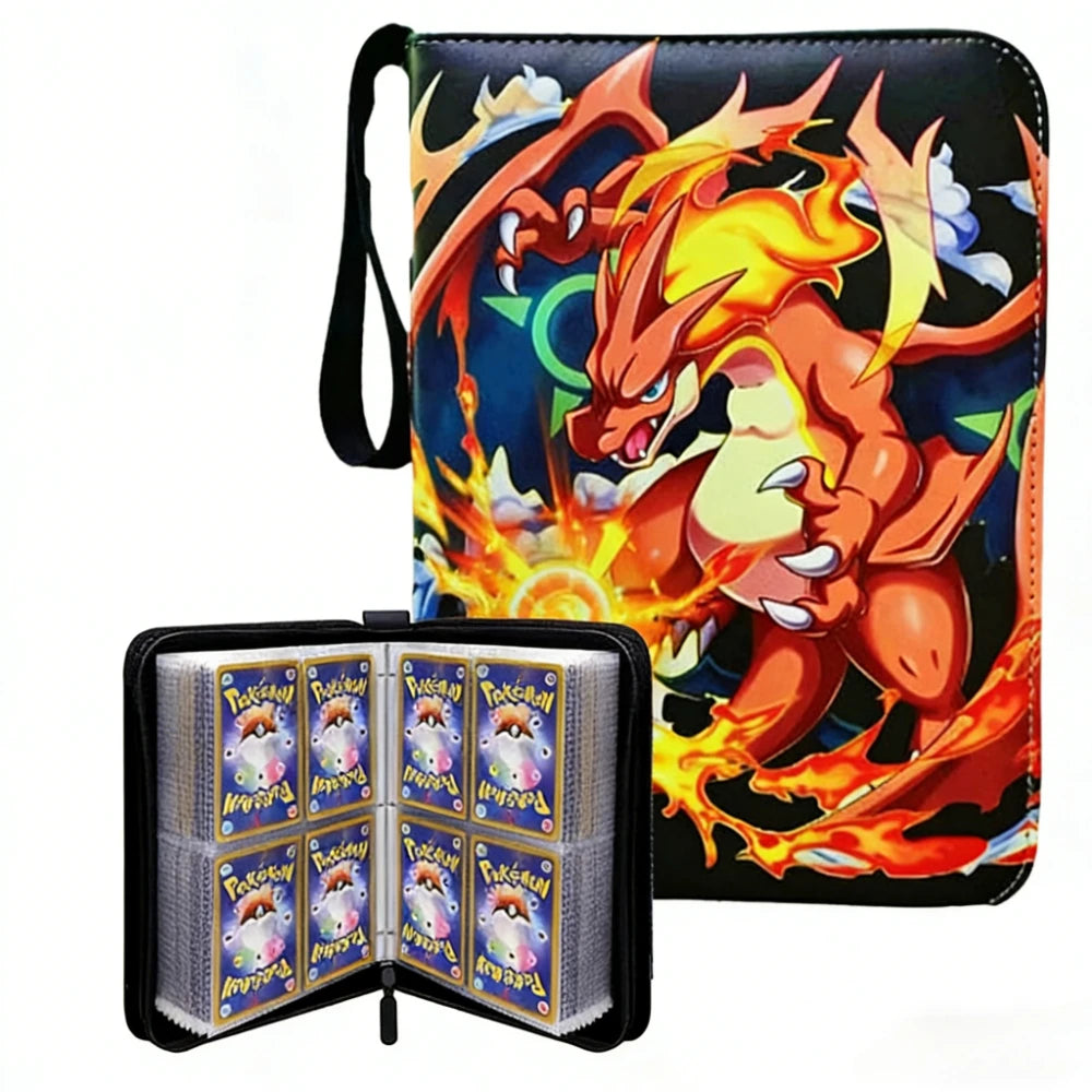 HOT Selling Pokemone Card Album PU Zipper Photo Album Collection Book Anime Figure Album Hobby File Birthday Toy Gifts In Stock
