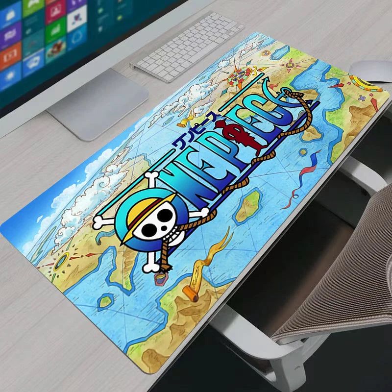 One Piece "Straw Hat" XXL Gaming Mouse Pad: Large Anime Desk Mat & Keyboard Protector
