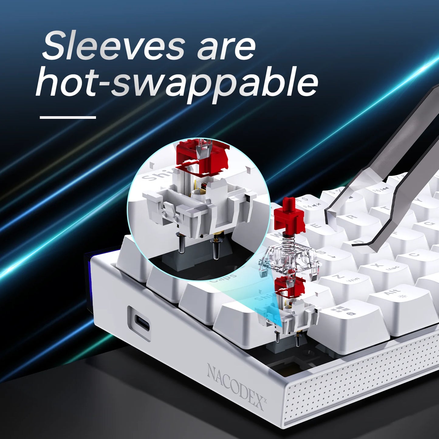 AJAZZ NK68 Wired Keyboard.