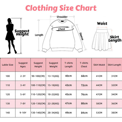 Girls' K-Pop HUNTRX Autumn Set: Pink Tie-Dye Sweatshirt & Pearl Tulle Princess Skirt
