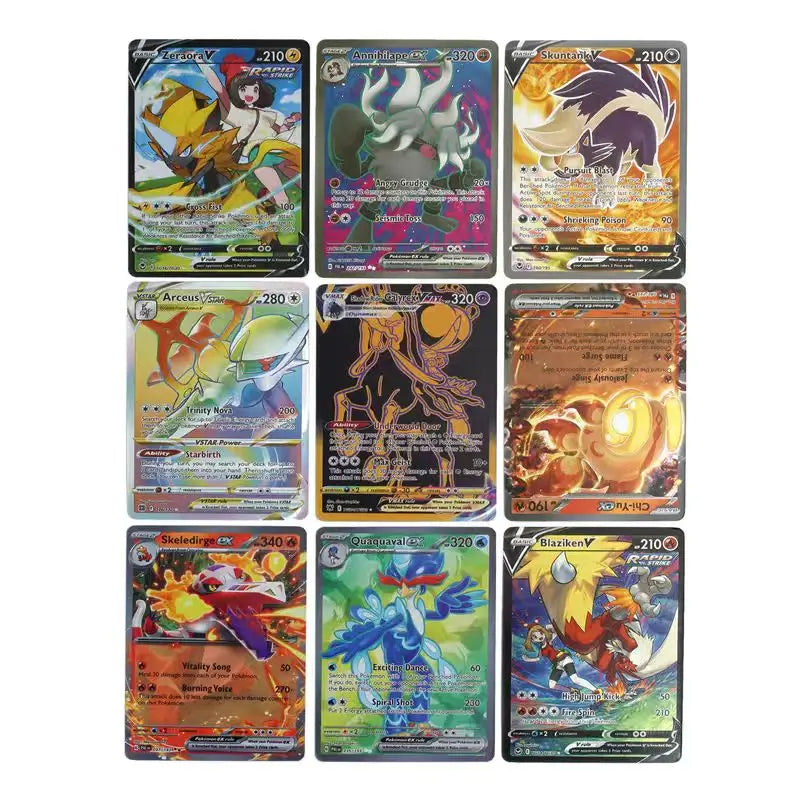 Pokémon Cards  PKM Whole Set Foil 36 Packs1ST Edition PTCG Proxy Card Classic Base Booster Card Venusaur Pikachu Card Toys Gifts