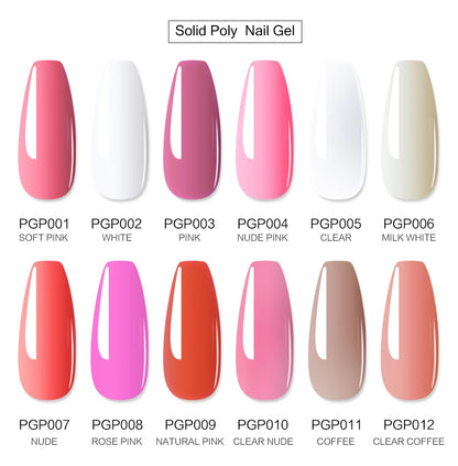 Limegirl Nail Set Nail Gel Tools Kit 54W Nail Lamp 18/12/7 Colors UV Gel Nail Polish Kit Contains Nail Drill Machine Nail Kit