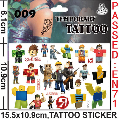 Hot Roblox Party Favors Gifts Slap Bracelets Stickers Goodie Bag Fillers Supplies Children's Birthday Souvenirs Decoration Toys