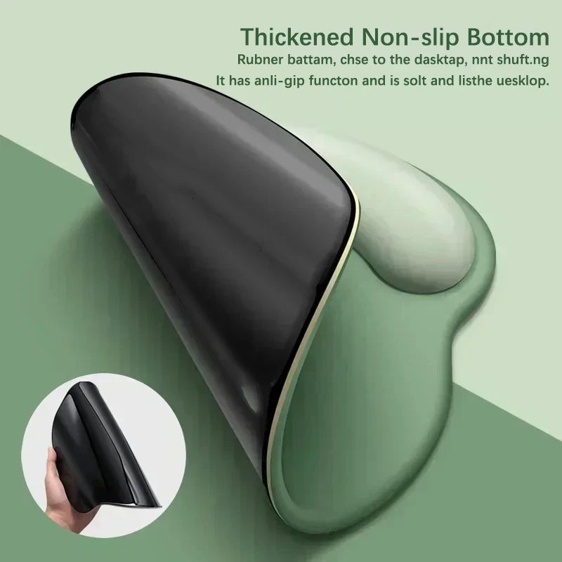 VAORLO Ergonomic Wrist Rest Mouse Pad: Soft Non-Slip Silicone Support