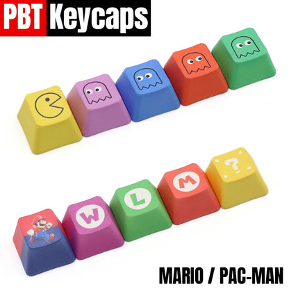 OEM Profile PBT Keycaps (5pcs) for MX Mechanical Gaming Keyboard – Mario Style