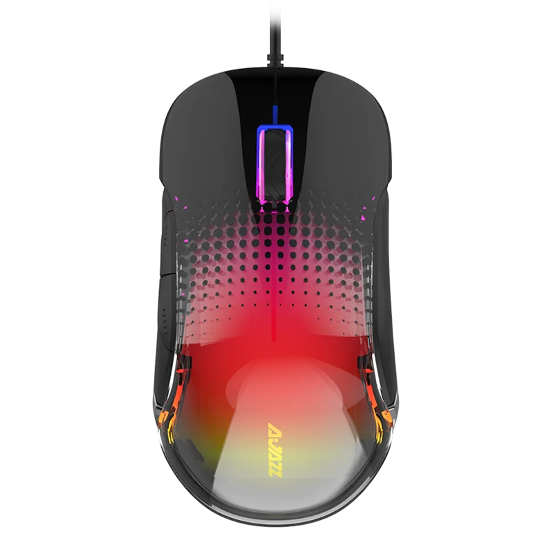 AJAZZ AJ358 Wired Gaming Mouse, PMW3325 Sensor, 10000 Adjustable DPI, Hollow Breathable Ergonomic Computer Mouse