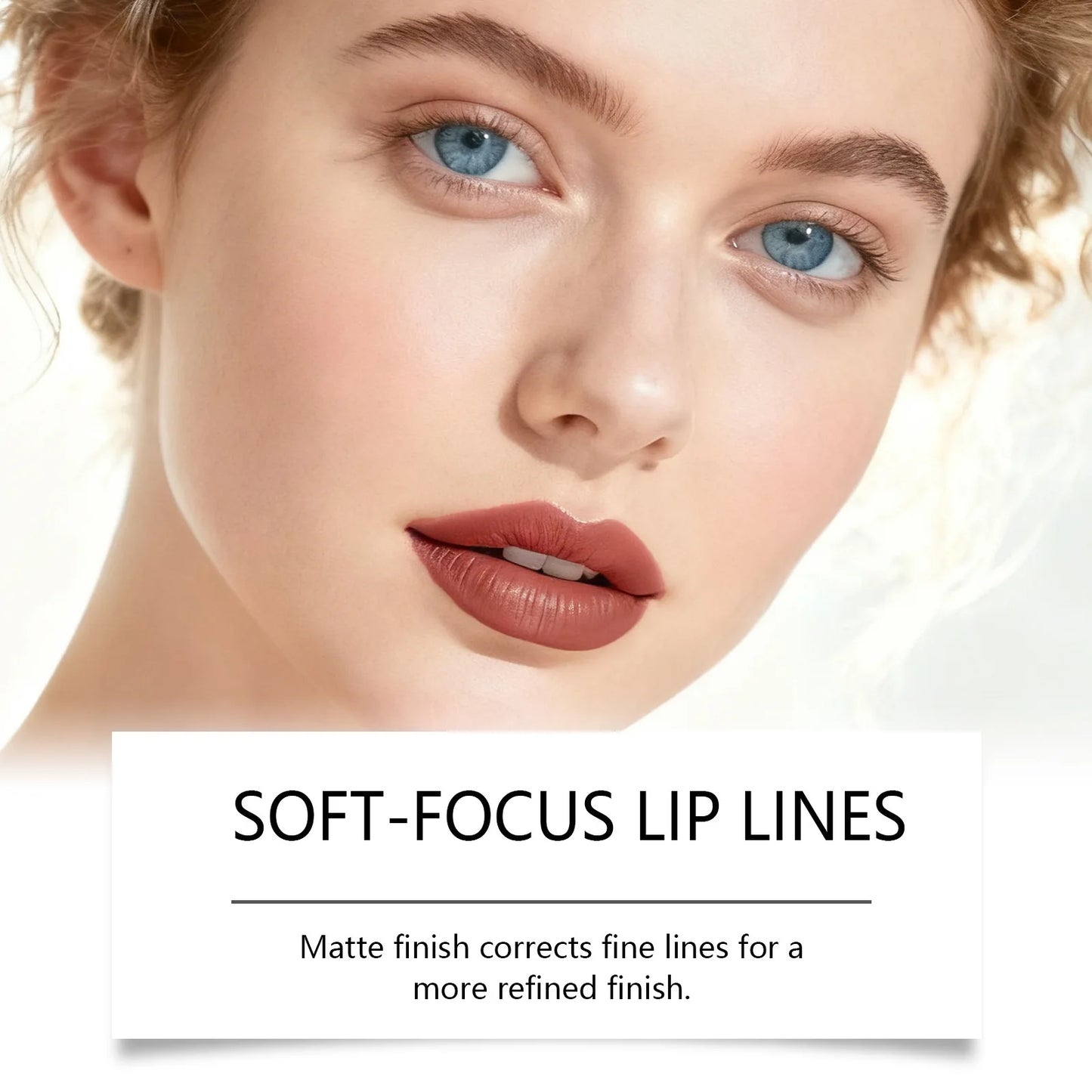 Premium Matte Lip Balm Smooth Matte Finish Reduce Dry Lines Lasting Pigment Natural Look Lightweight Moisturize 6-Color Lipstick
