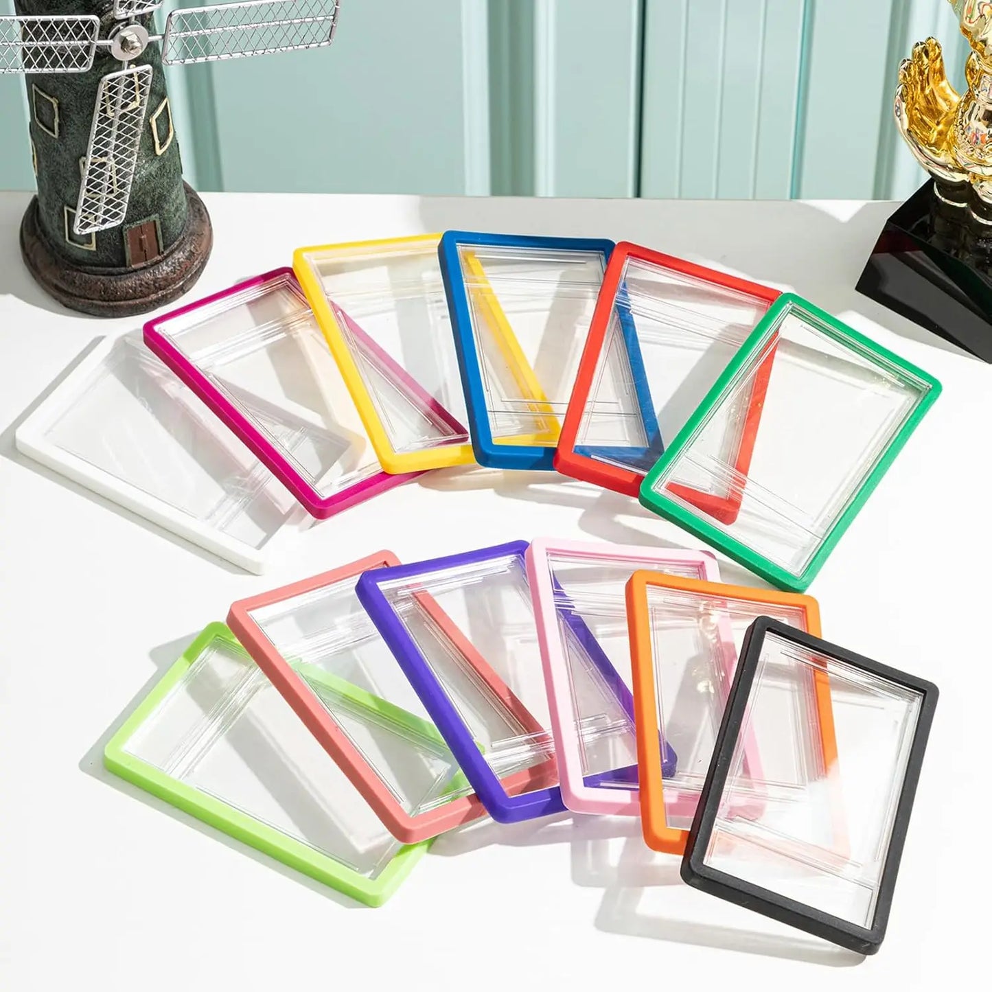 35PT Grade Graded Card Slab Gradient Silicone TPU Bumper Case Guard Protector For Sports Game Pokemon Card Display Sleeves Skin