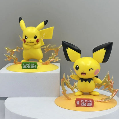 12 style Pok é mon Doll Pikachu Blind Box Anime Models Desktop Decorations Action Figure Collection Pok é mon Toys Birthday Gift
