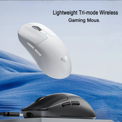 AULA SC680 Gaming Mouse Three Mode 2.4G Bluetooth Wireless Mouse 26000DPI Lightweight Mouse Paw3395 E-sports Gamer For PC