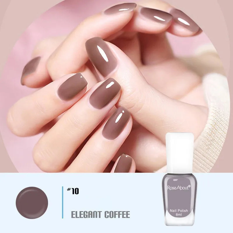 40 Colors Water-Based Nail Polish