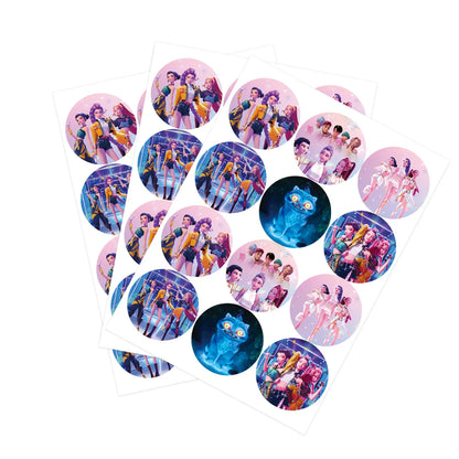 12 PCS Cute Cartoon k-pop Paper Gift Bags with Handles, Sealable Holiday & Party Bags for Candy & Small Gifts  Bullet Points