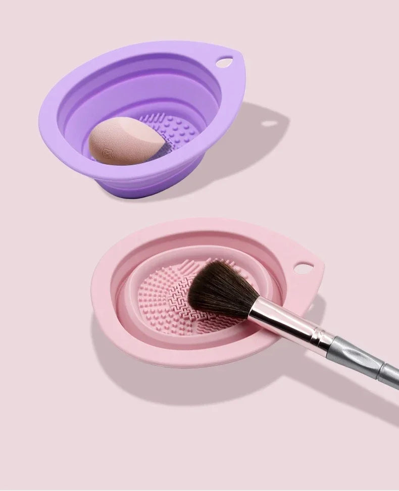 Silicone Brush Cleaning Bowl.