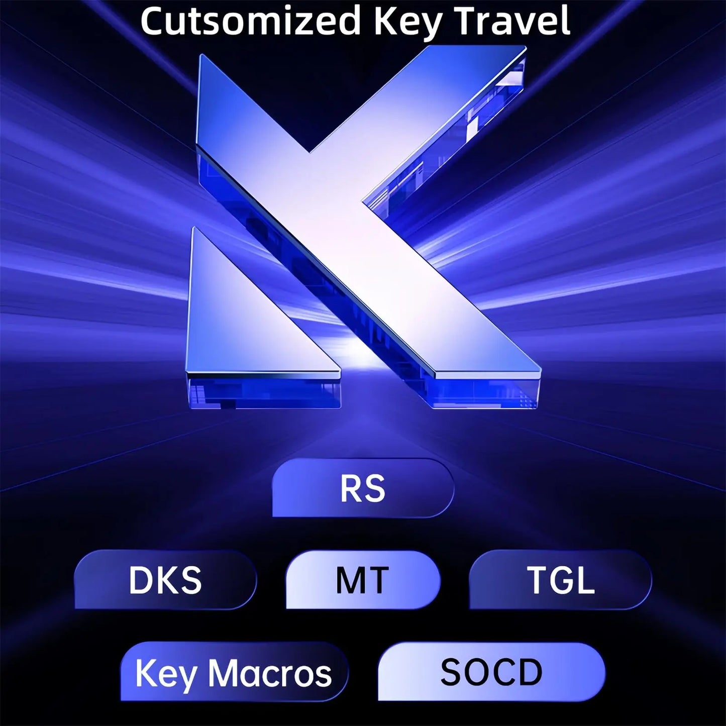 MCHOSE ACE 68 Wired Magnetic Switch Gaming Keyboard Hall Effect Rapid Trigger Programmable RGB 8K Hz DKS/MT/TGL/RS/SOCD Keyboard