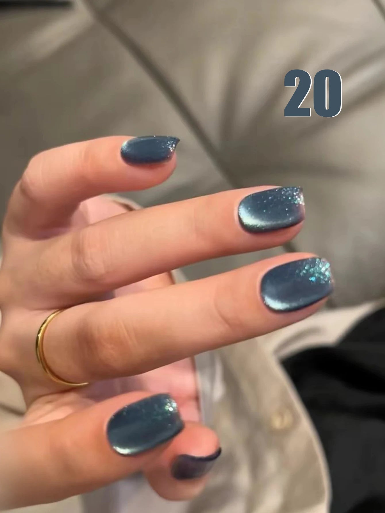 MIANEL 12ML Glass Bead Cat Eye Gel Nail Polish Flash White Spar Nude Color Magnetic Nail Polish White Nails Summer Nails 1-12pcs