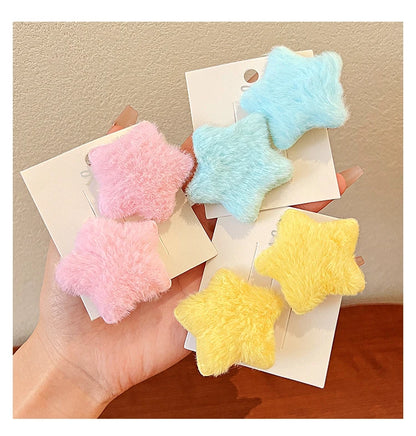 Plush Y2K Star Hair Clip.