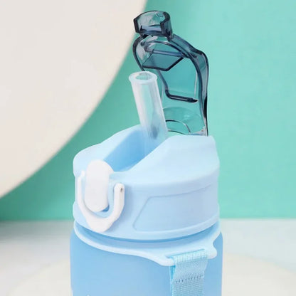 Roblox Anime Cartoon Straw Drink Bottle 750ml Gradient Color Water Cup Game Student Daily Necessities Gourde Boy Holiday Gift