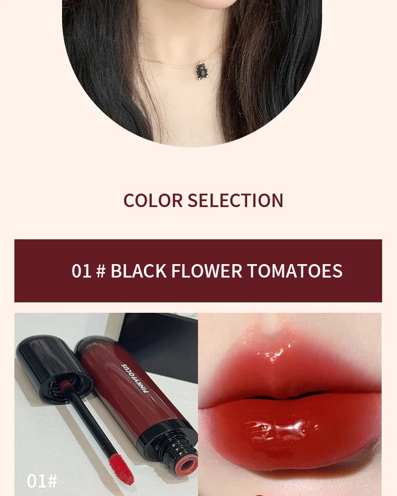 Red Brown Mirror Lip Glaze.