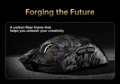 Attack Shark X11 Ultra 59g Superlight Wireless 8K Gaming Mouse Carbon Fiber Nano-Metal Ice Coating PAW3950MAX