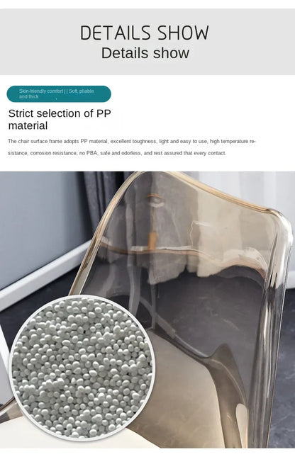 Transparent Swivel Office Chair