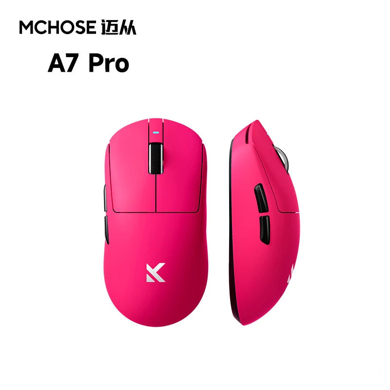 New Mchose A7 & A7v2 Advanced Lightweight Wireless Mouse Tri-Mode Connection Gaming Office Mouse Christmas Gift For Boys