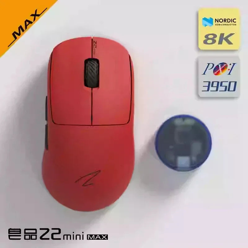 Zaopin Z2 Mini Wireless Mouse 3modes 8k Paw3950  Bluetooth Game Mouse Nordic 52840 Lightweight Customized Gaming Accessory Gifts
